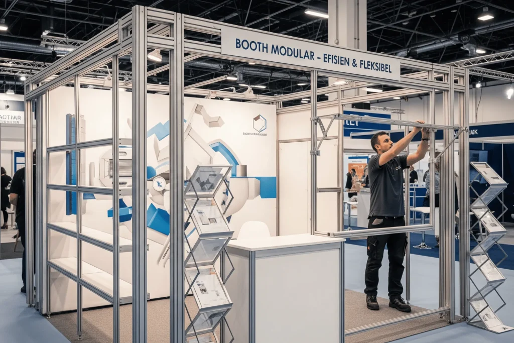 Perbedaan Booth Modular dan Booth Custom